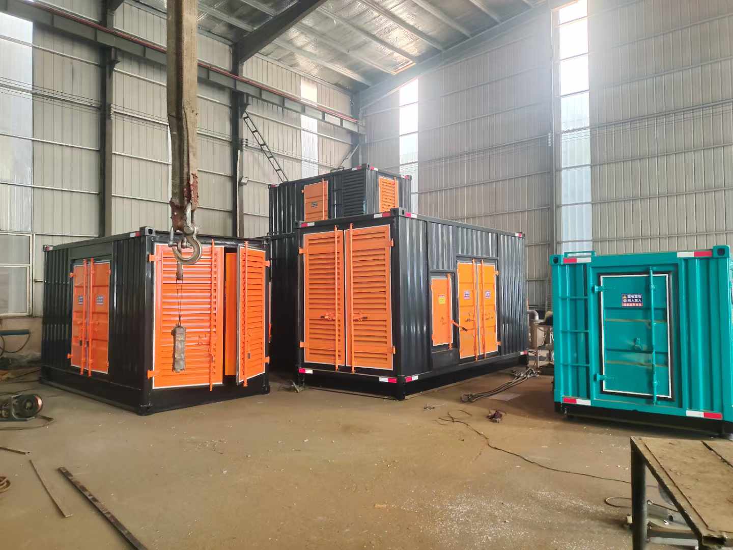 离石500kw柴油发电机组可以带动多少功率设备？